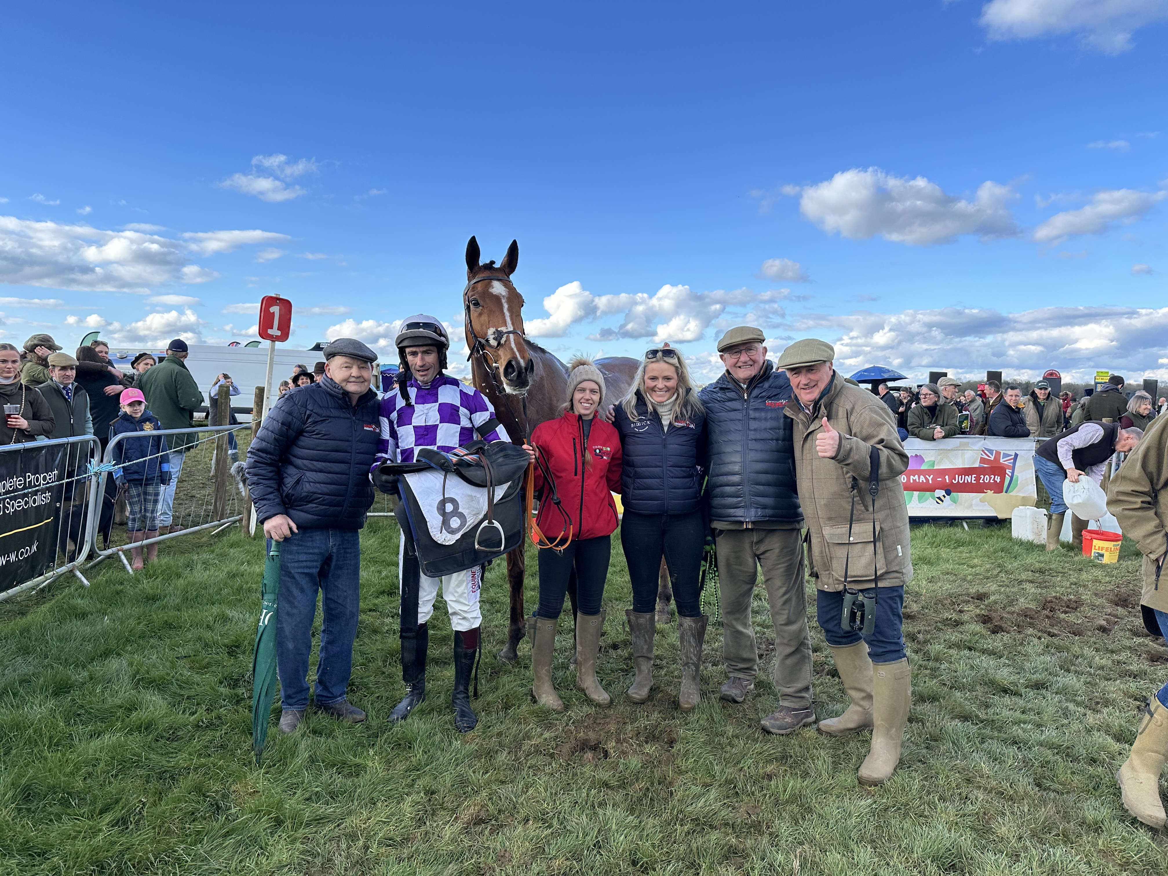 Mr Glass with winning connection at BV